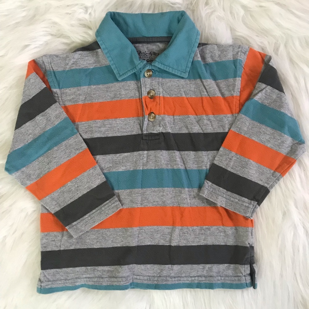 Arizona Toddler Long Sleeve Striped Shirt | 3T